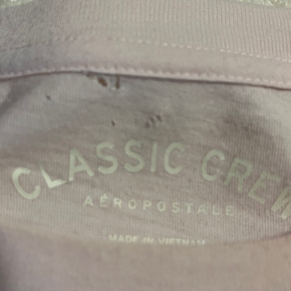 Aeropostale Light Pink Tee with Floral Design - Picture 5 of 5